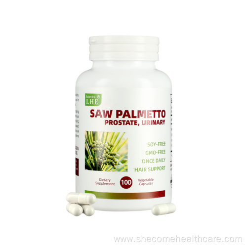 Saw Palmetto Capsules for Hair Health and Urinary